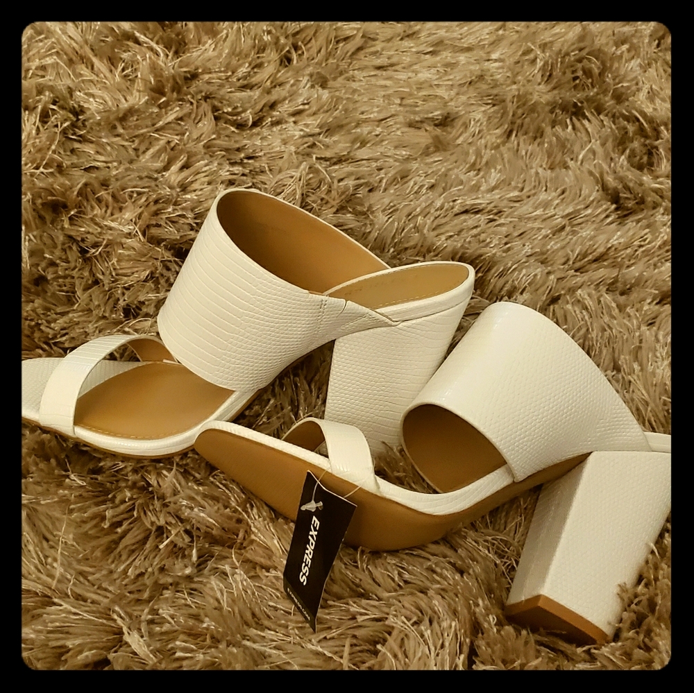 Express Block Heel Sandals